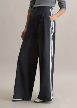 Twill-Bundfaltenhose relaxed mit LENZING™ ECOVERO™