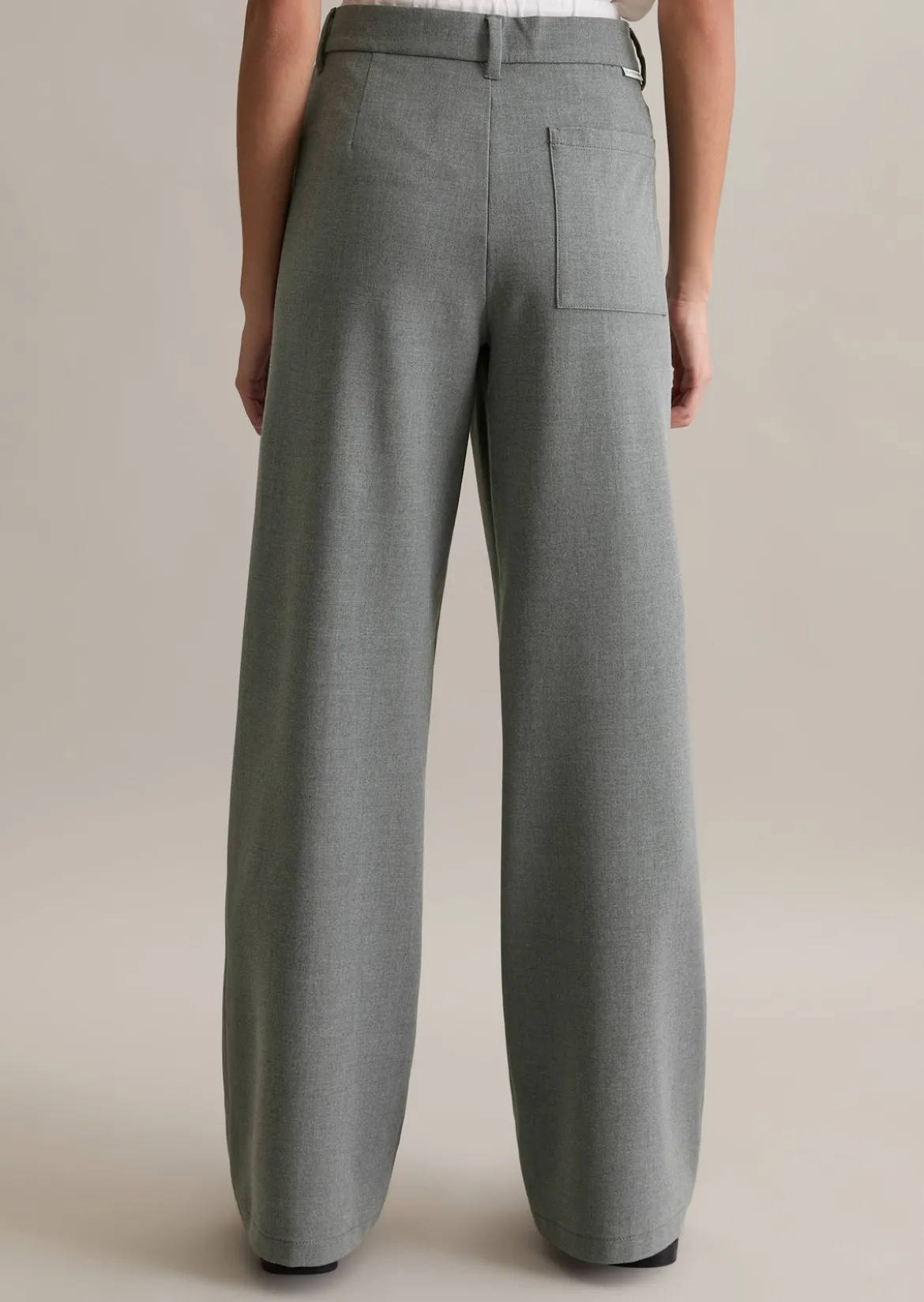 Two-in-One Hose loose aus weichem Viskose-Baumwolle-Mix