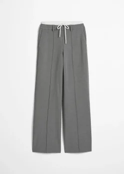 Two-in-One Hose loose aus weichem Viskose-Baumwolle-Mix