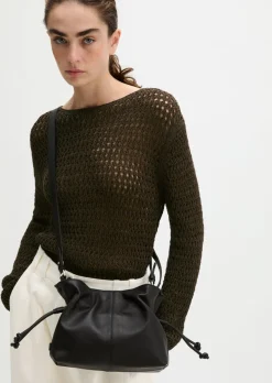 Umhängetasche Model Simona small aus weichem Rindleder