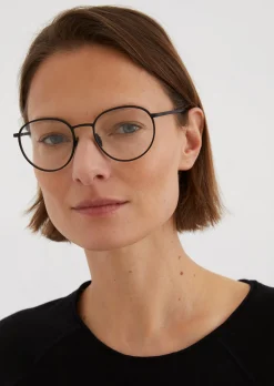 Unisex-Brille aus leichtem Titan