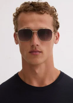 Unisex-Sonnenbrille aus leichtem Metall