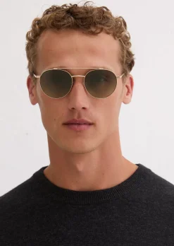 Unisex-Sonnenbrille aus leichtem Metall