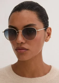 Unisex-Sonnenbrille aus leichtem Metall