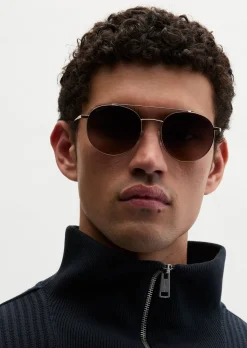 Unisex-Sonnenbrille aus leichtem Metall