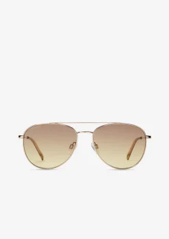 Unisex-Sonnenbrille im Aviator-Stil