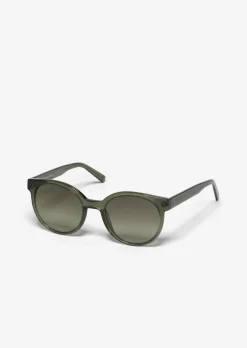 Unisex-Sonnenbrille im Panto-Stil