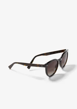 Unisex-Sonnenbrille im Panto-Stil