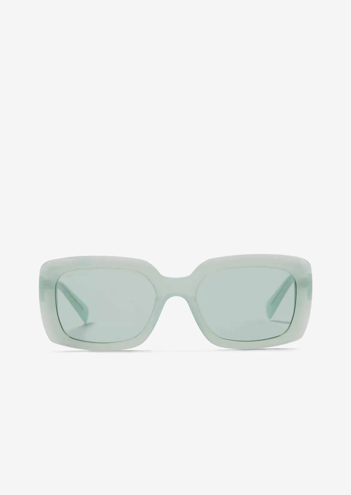 Unisex-Sonnenbrille mit breitem Bio-Acetat-Rahmen