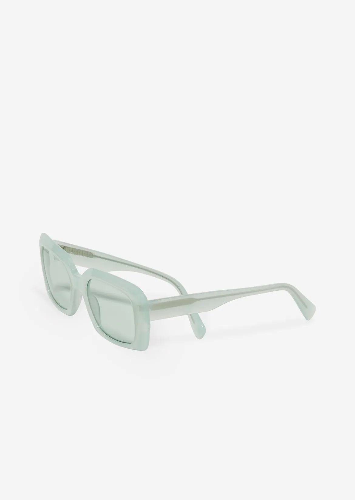 Unisex-Sonnenbrille mit breitem Bio-Acetat-Rahmen
