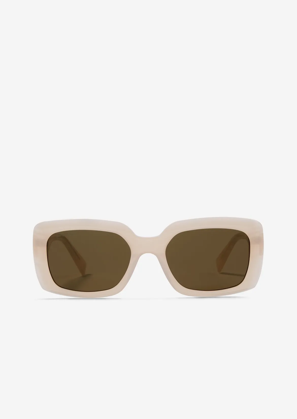 Unisex-Sonnenbrille mit breitem Bio-Acetat-Rahmen