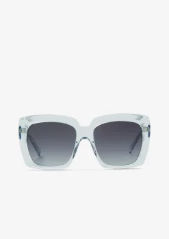 Unisex-Sonnenbrille mit breitem Bio-Acetat-Rahmen
