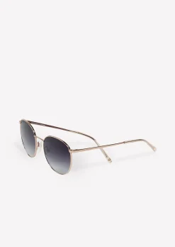 Unisex-Sonnenbrille mit Metallrahmen
