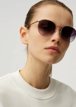 Unisex-Sonnenbrille mit Metallrahmen