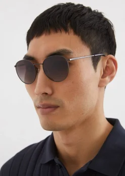 Unisex-Sonnenbrille mit Metallrahmen