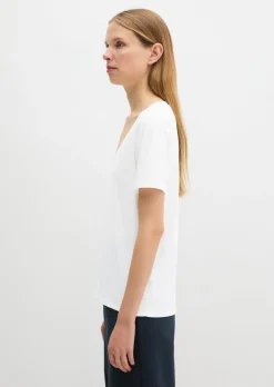 V-Neck-T-Shirt regular aus Organic Cotton