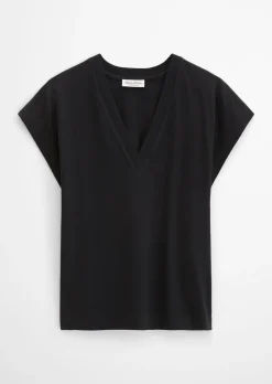 V-Neck-T-Shirt relaxed mit TENCEL™ Modal