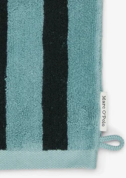 Waschhandschuh Model Heritage mit Jacquard-Streifenmuster