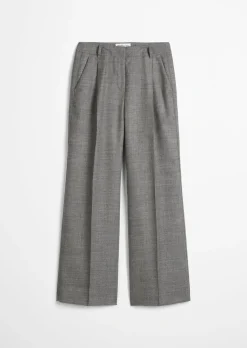 Weite Anzughose aus italienischem Woll-Twill