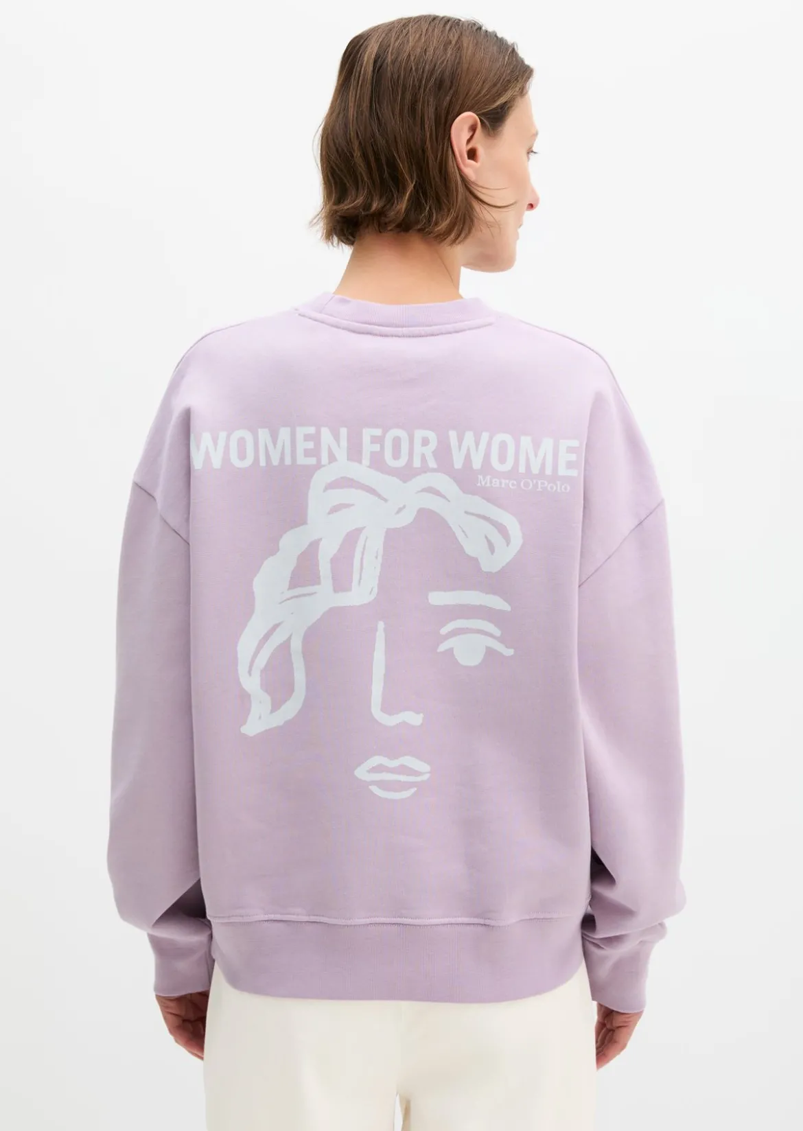 Woman's Day T-Sweatshirt loose aus reiner Bio-Baumwolle