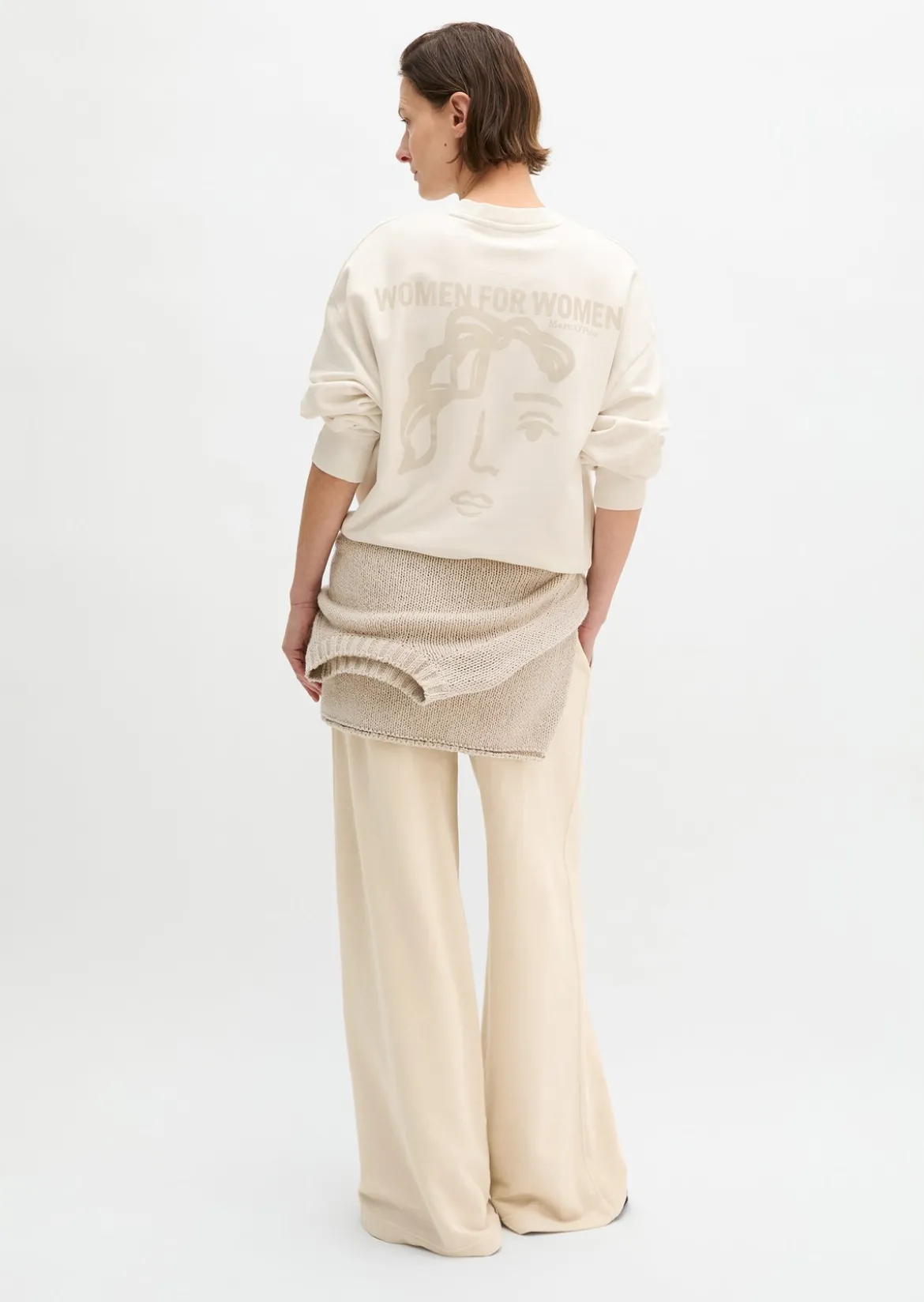 Woman's Day T-Sweatshirt loose aus reiner Bio-Baumwolle