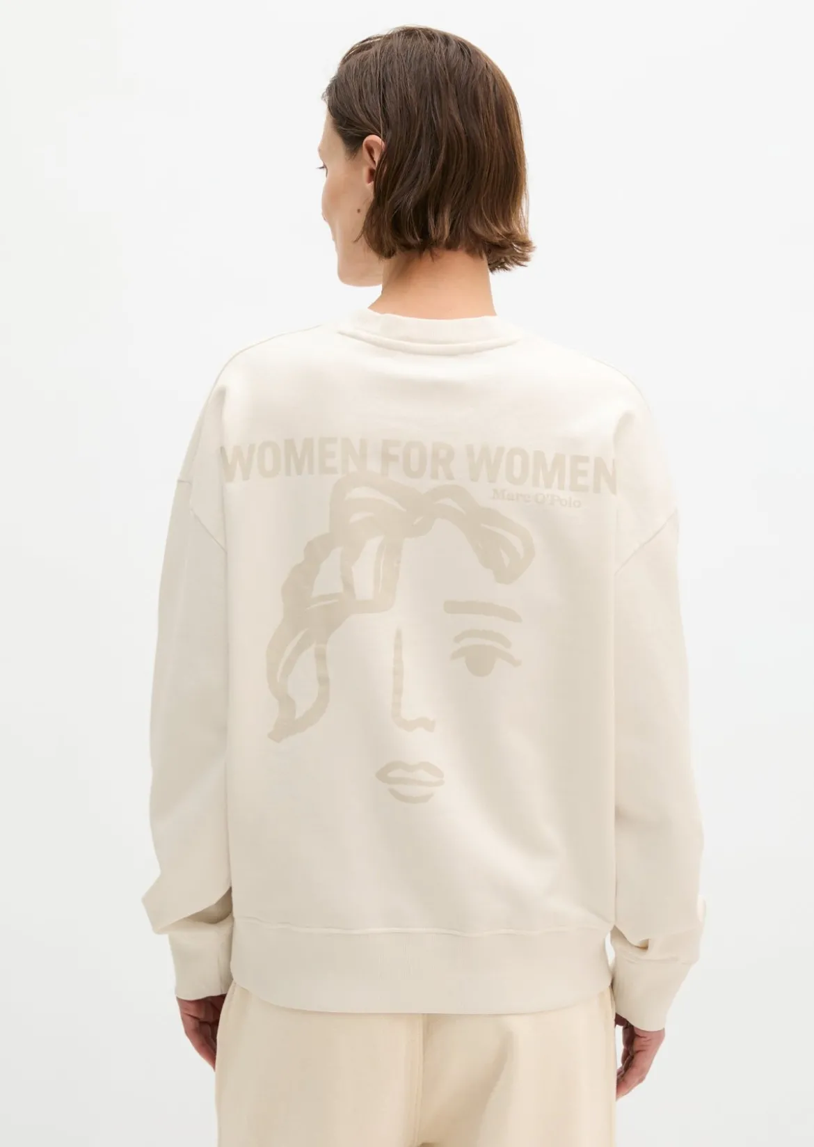 Woman's Day T-Sweatshirt loose aus reiner Bio-Baumwolle