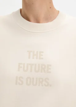 Woman's Day T-Sweatshirt loose aus reiner Bio-Baumwolle