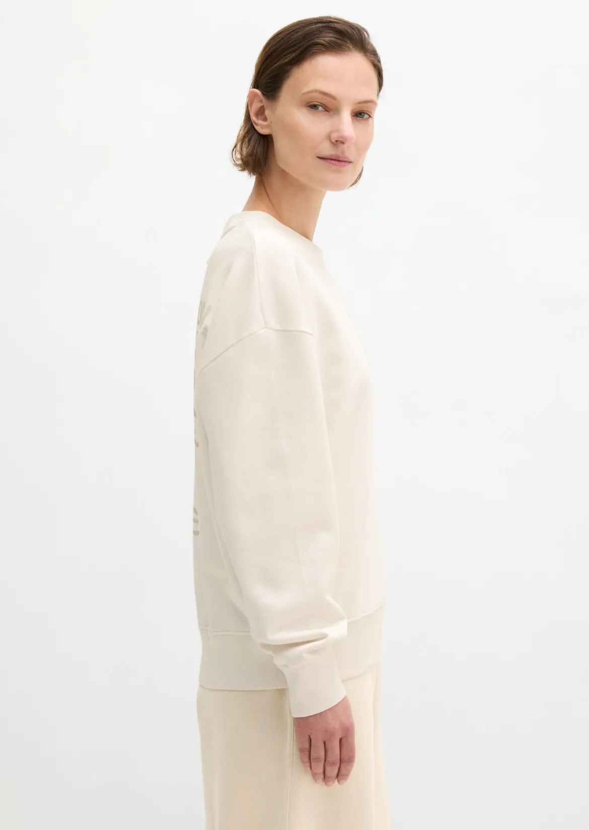 Woman's Day T-Sweatshirt loose aus reiner Bio-Baumwolle