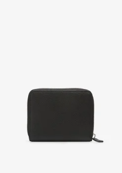 Zipper-Geldbörse aus hochwertiger Leder-Qualität