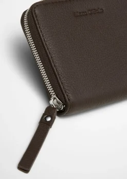 Zipper-Geldbörse medium aus hochwertigem Rindleder