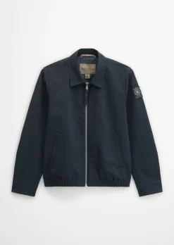 Zipper-Jacke DFB Travel Collection aus wasserabweisendem Bio-Baumwoll-Canvas