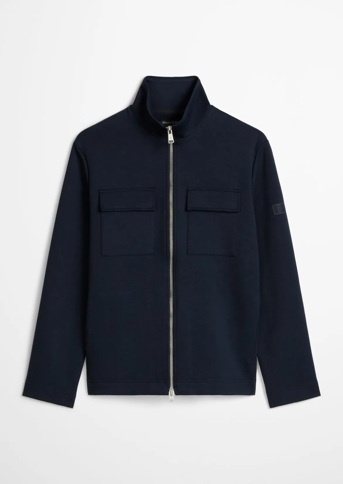 Zipper-Sweatjacke in hochwertigem Scuba-Interlock-Sweat